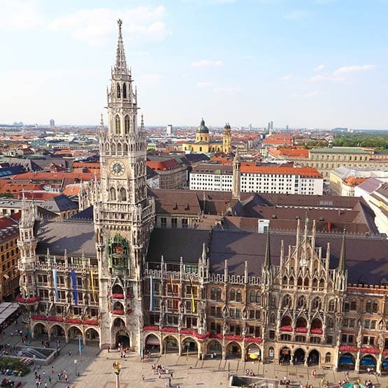 Marienplatz mit Neuen Rathaus